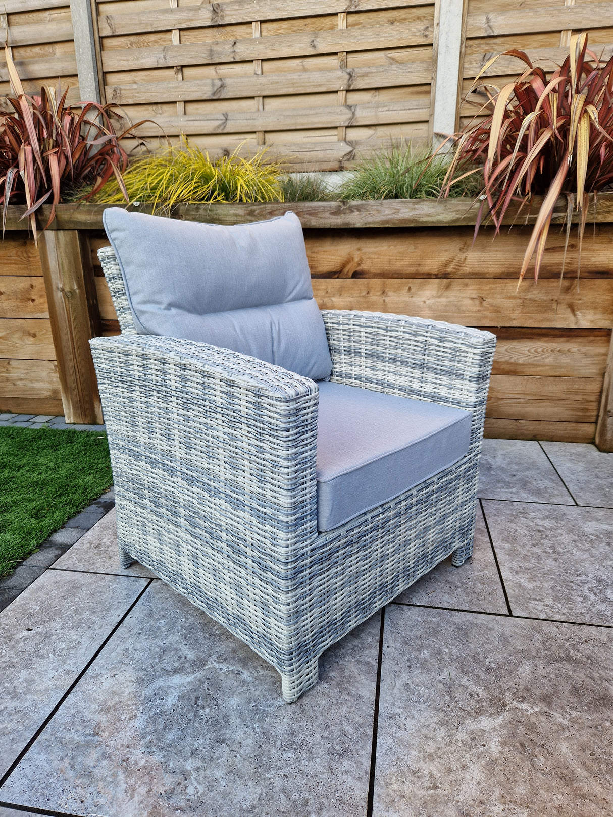 Signature Weave Amy Dining Table Set with 3-Seater Sofa, Table and 2 Chairs