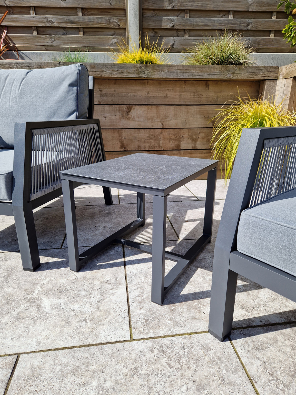Signature Weave Bettina 3-Piece Lounge Set with Table and 2 Chairs