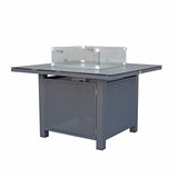 Signature Weave Lisbon Gas Firepit Table
