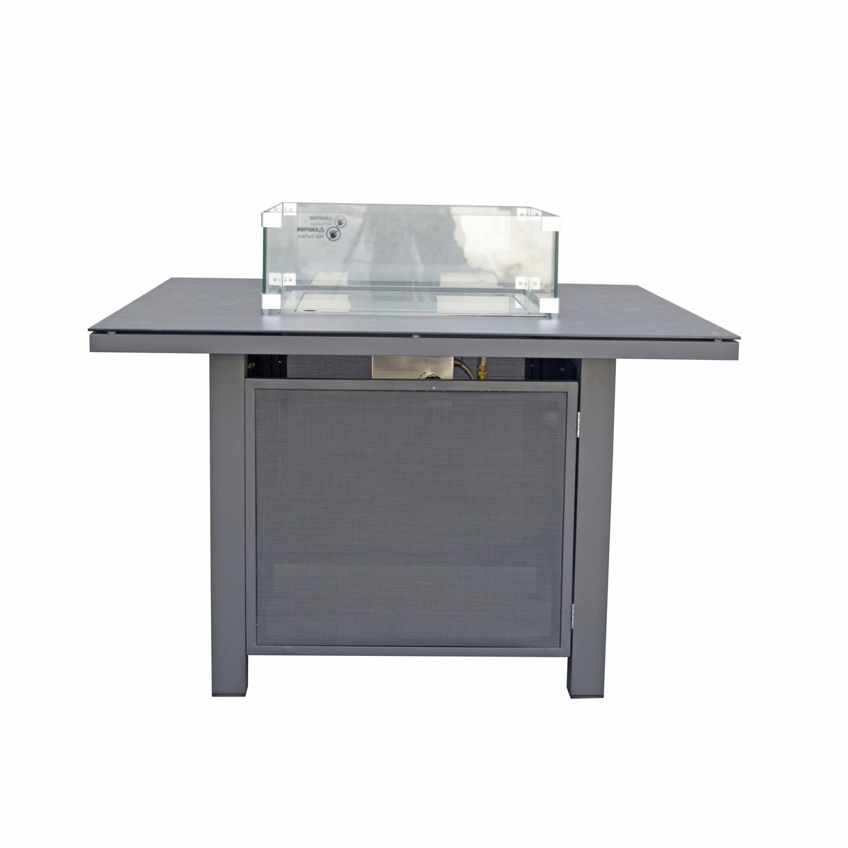 Signature Weave Lisbon Gas Firepit Table
