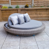 Signature Weave Madison Round Daybed with Canopy