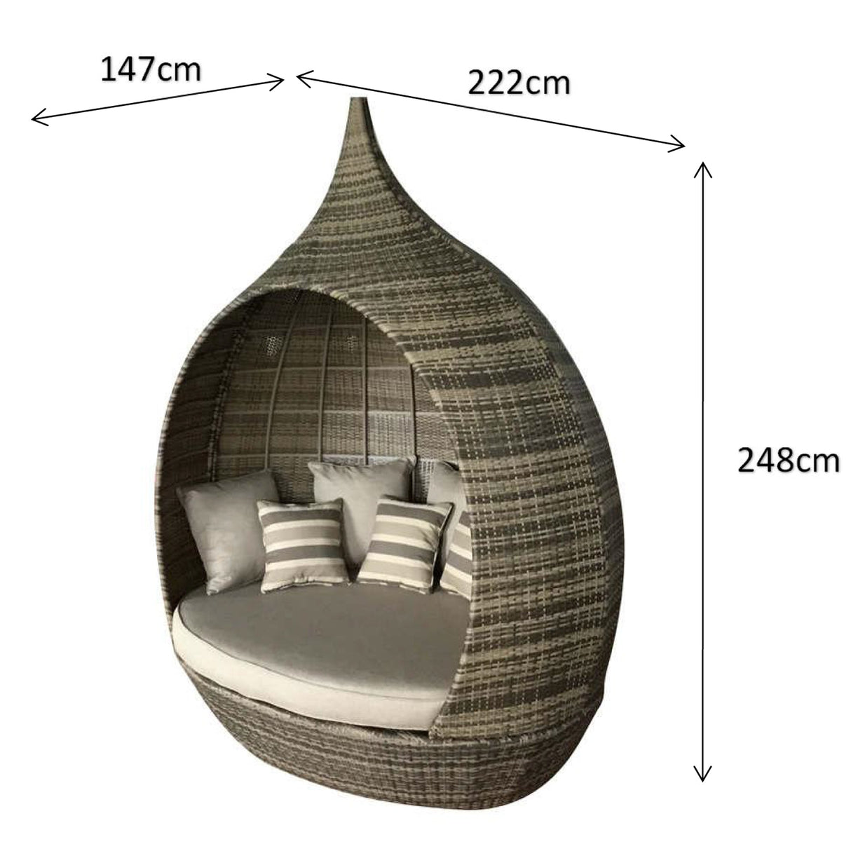 Signature Weave Pearl Daybed - Nature/Brown
