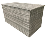 Signature Weave Large Cushion Box - Sarah Grey Weave
