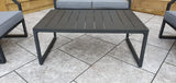 Signature Weave Alarna Corner Sofa Set with Coffee Table and 2 Armchairs - Grey