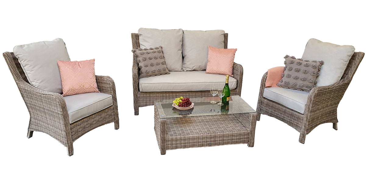 Signature Weave Alexandra Sofa Set with Coffee Table and 2 Armchairs