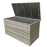 Signature Weave Large Cushion Box - Sarah Grey Weave