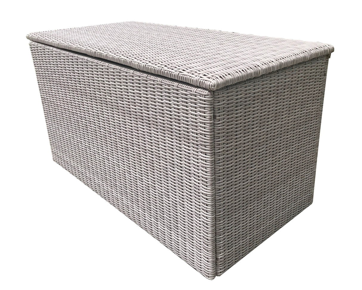 Signature Weave Large Cushion Box - Alexandra Grey Weave