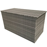 Signature Weave Large Cushion Box - Flat Grey Weave