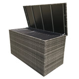 Signature Weave Large Cushion Box - Flat Grey Weave