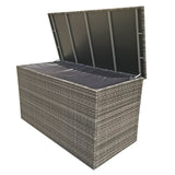Signature Weave Medium Cushion Box - Flat Grey Weave