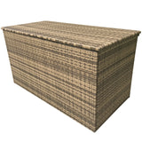 Signature Weave Large Cushion Box - Flat Brown Weave