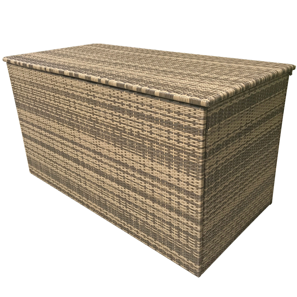 Signature Weave Medium Cushion Box - Flat Brown Weave