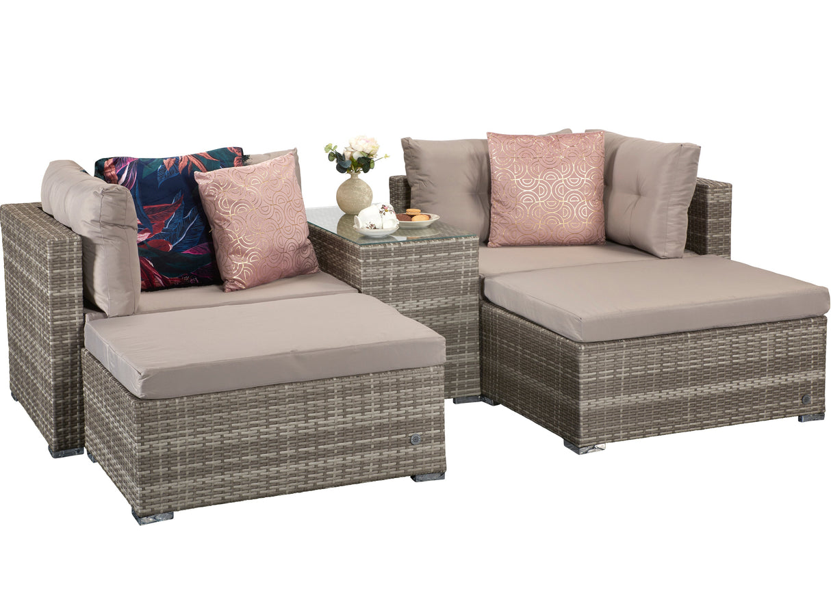 Signature Weave Harper Stackable Sofa Set with Coffee Table