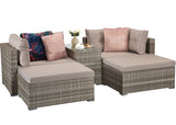Signature Weave Harper Stackable Sofa Set with Coffee Table