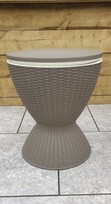 Signature Weave Cone-Shaped Ice Bucket Table