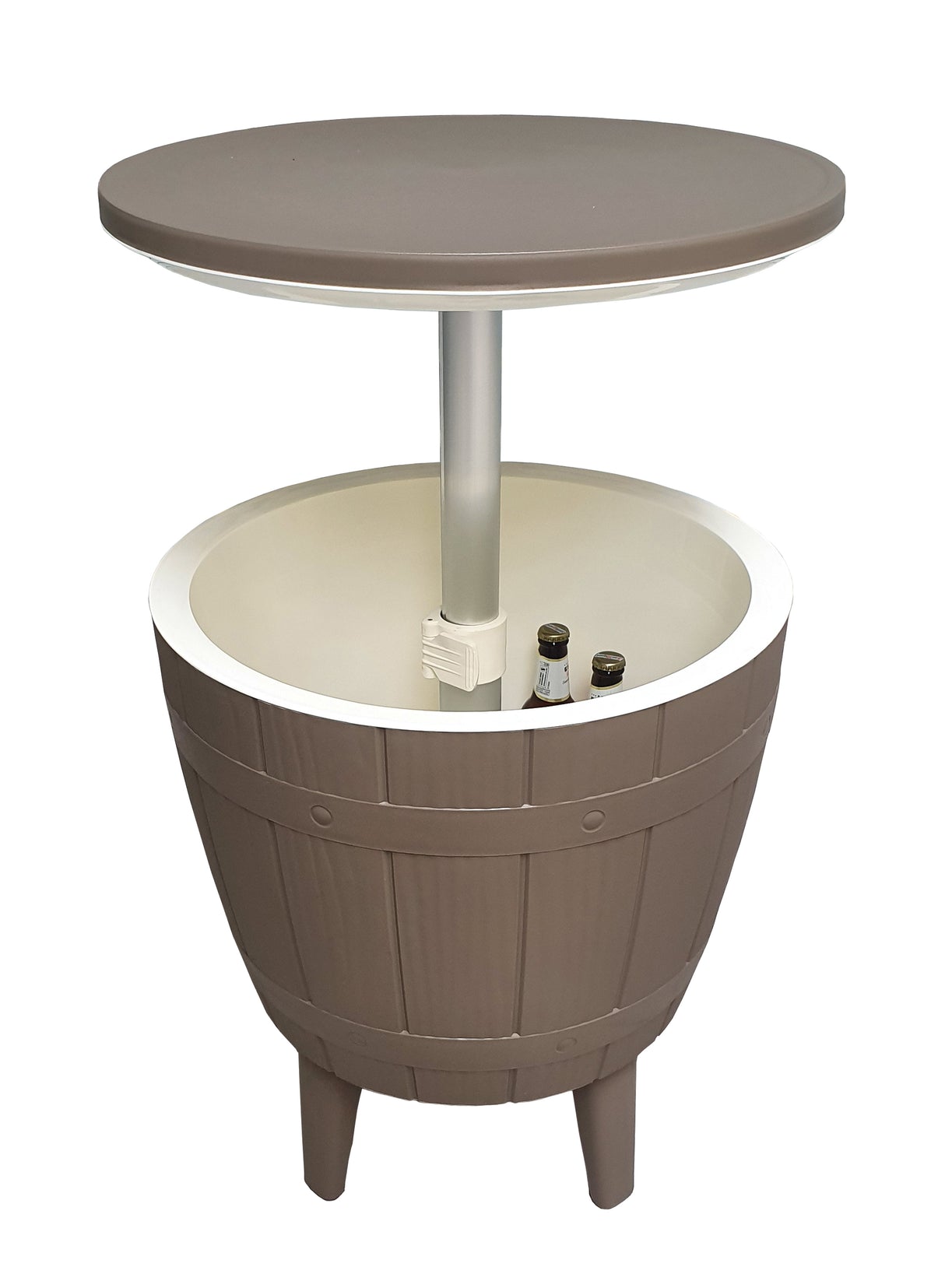 Signature Weave Barrel-Shaped Ice Bucket Table