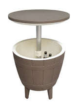 Signature Weave Barrel-Shaped Ice Bucket Table