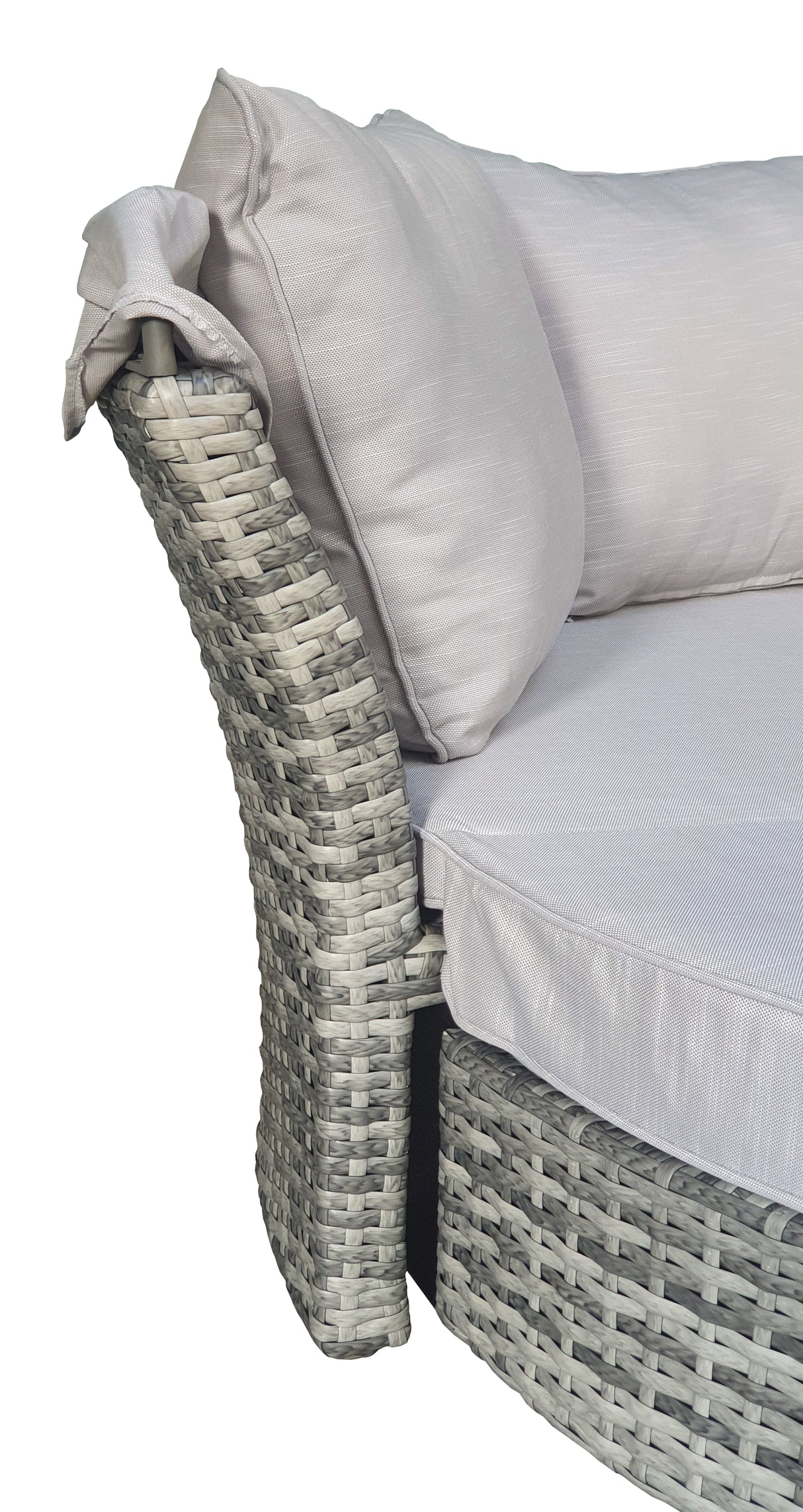 Signature Weave Lily Daybed with Canopy - Grey