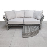 Signature Weave Lily Daybed with Canopy - Grey