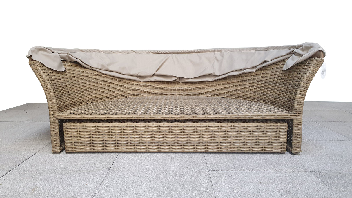 Signature Weave Lily Daybed with Canopy - Nature