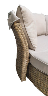 Signature Weave Lily Daybed with Canopy - Nature