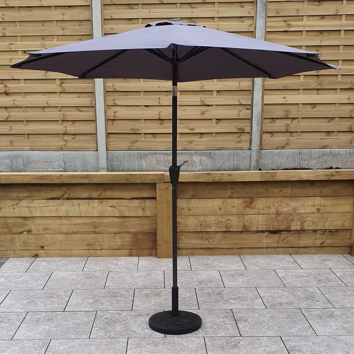 Signature Weave 2.5m Table Parasol - Grey