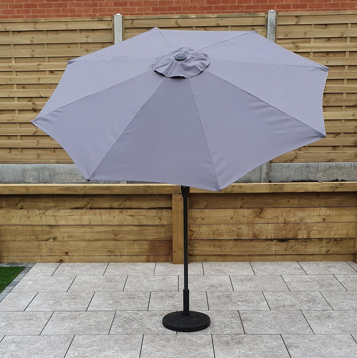 Signature Weave 2.5m Table Parasol - Grey