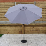 Signature Weave 2.5m Table Parasol - Grey