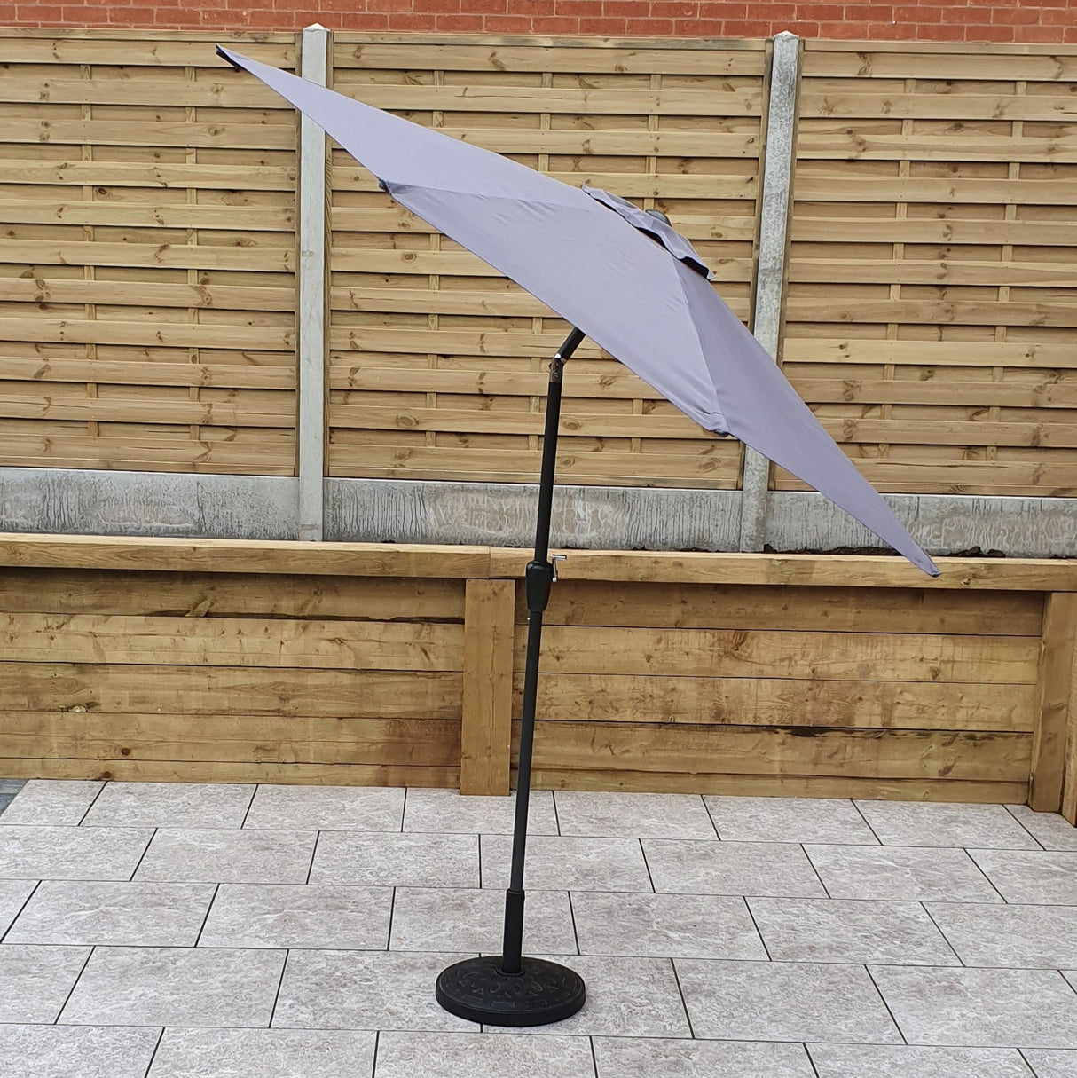 Signature Weave 2.5m Table Parasol - Grey