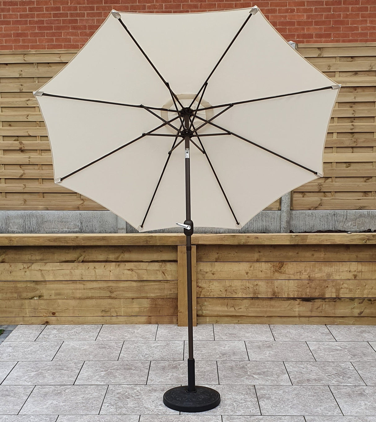 Signature Weave 2.5m Table Parasol - Beige