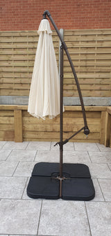 Signature Weave 3m Banana Parasol - Beige