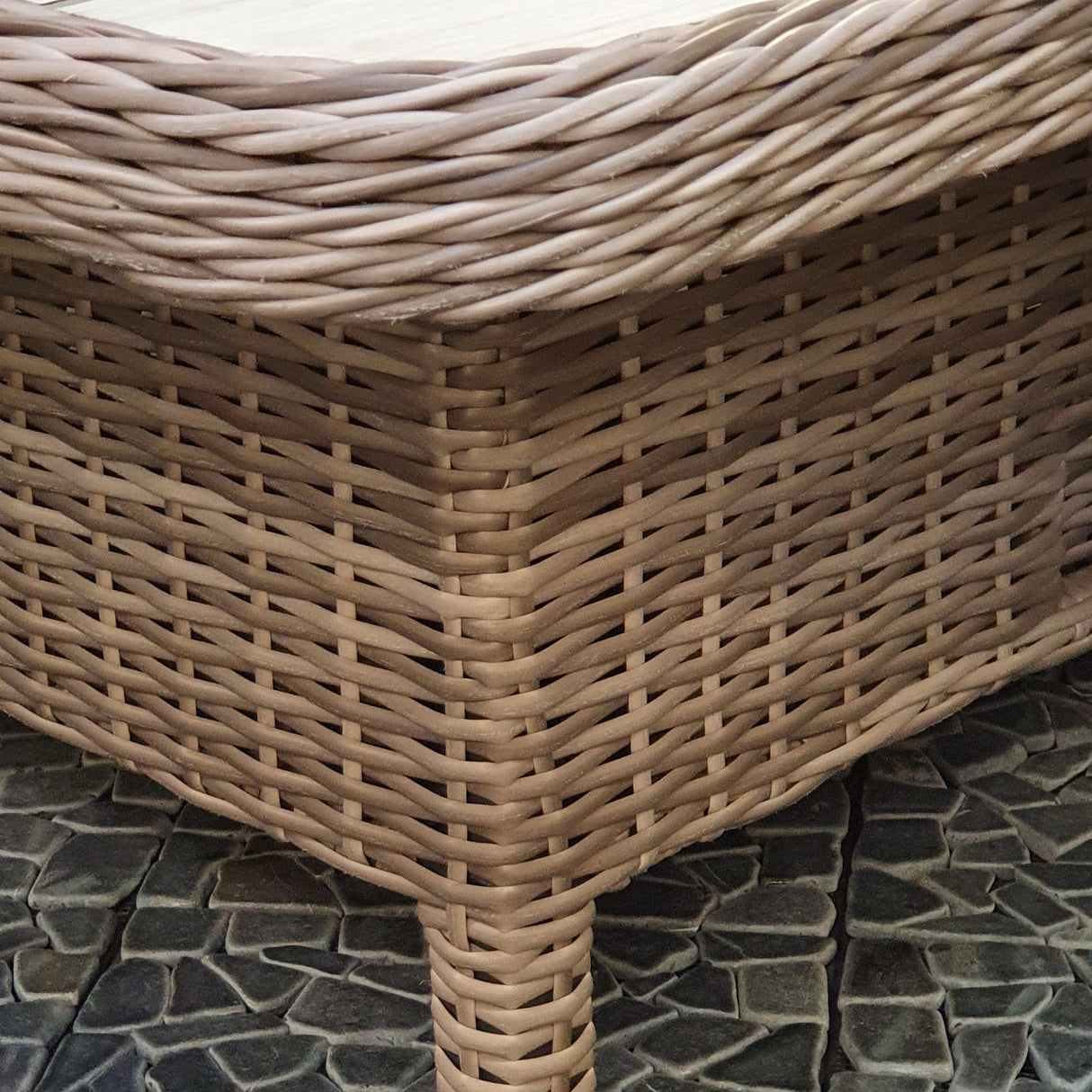 Signature Weave Sarah Lift and Rise Corner Sofa Dining Set with Lift Table and 2 Ottomans