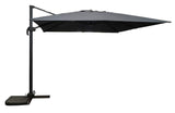 Signature Weave 3.5m Square Roma Parasol - Grey