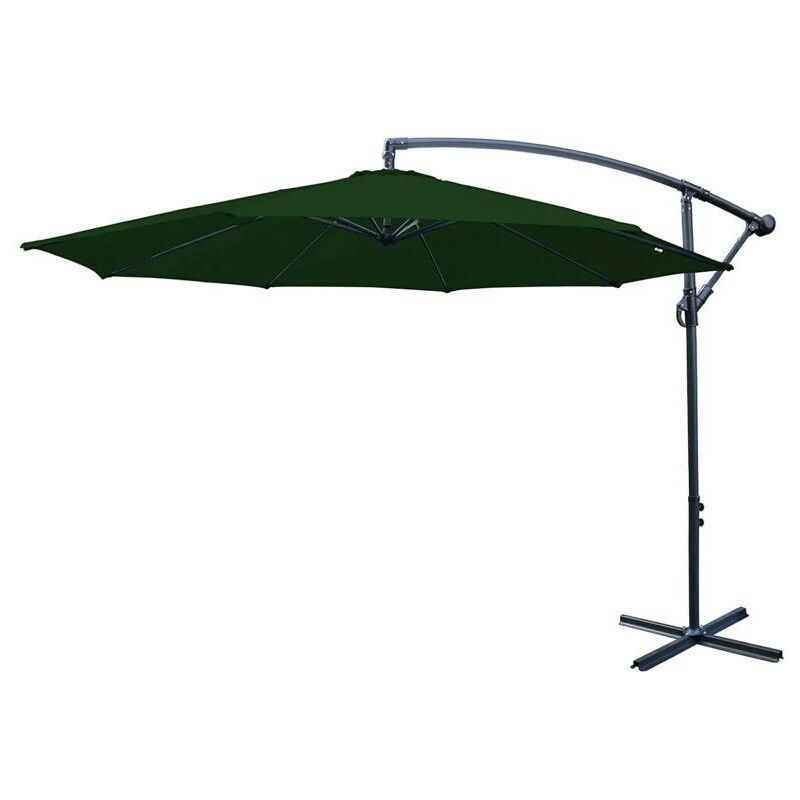 Signature Weave 3m Square Cantilever Parasol - Green