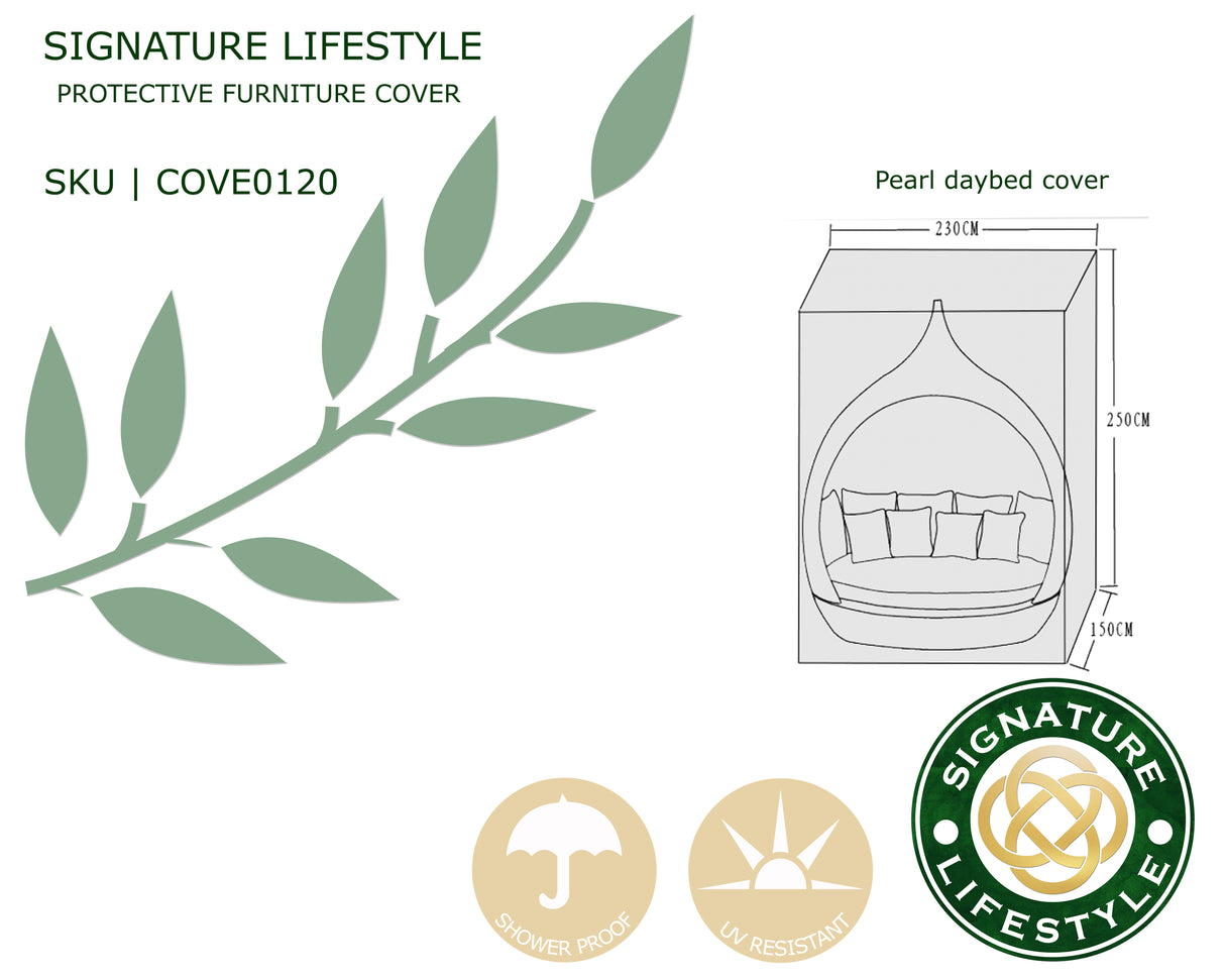 Signature Weave Pearl Daybed Cover