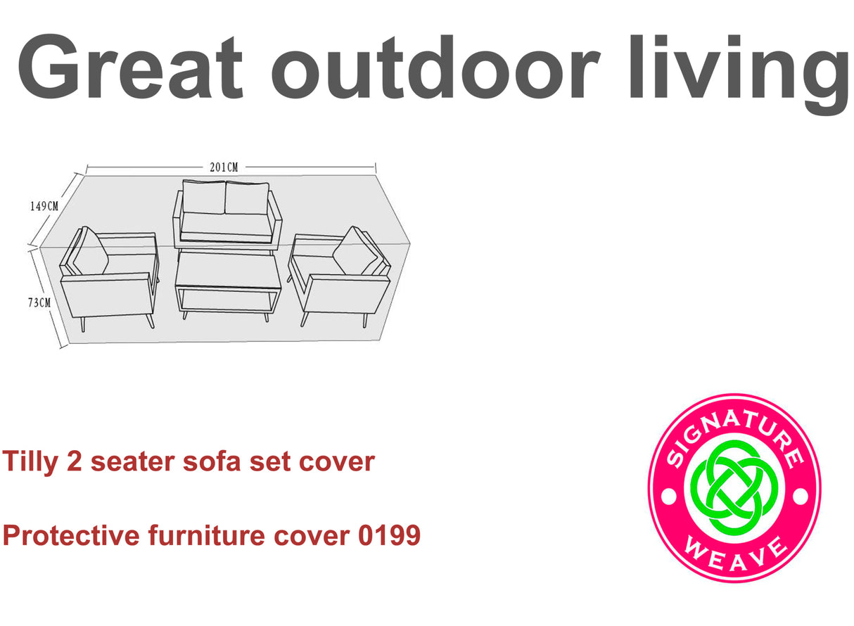 Signature Weave Protective Cover for 2-Seater Sofa Sets