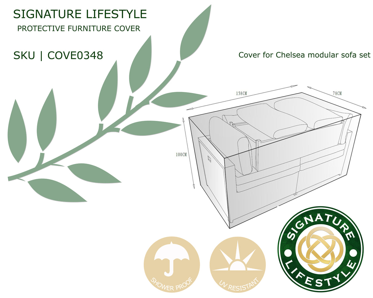 Signature Weave Chelsea Sofa Set Protective Cover