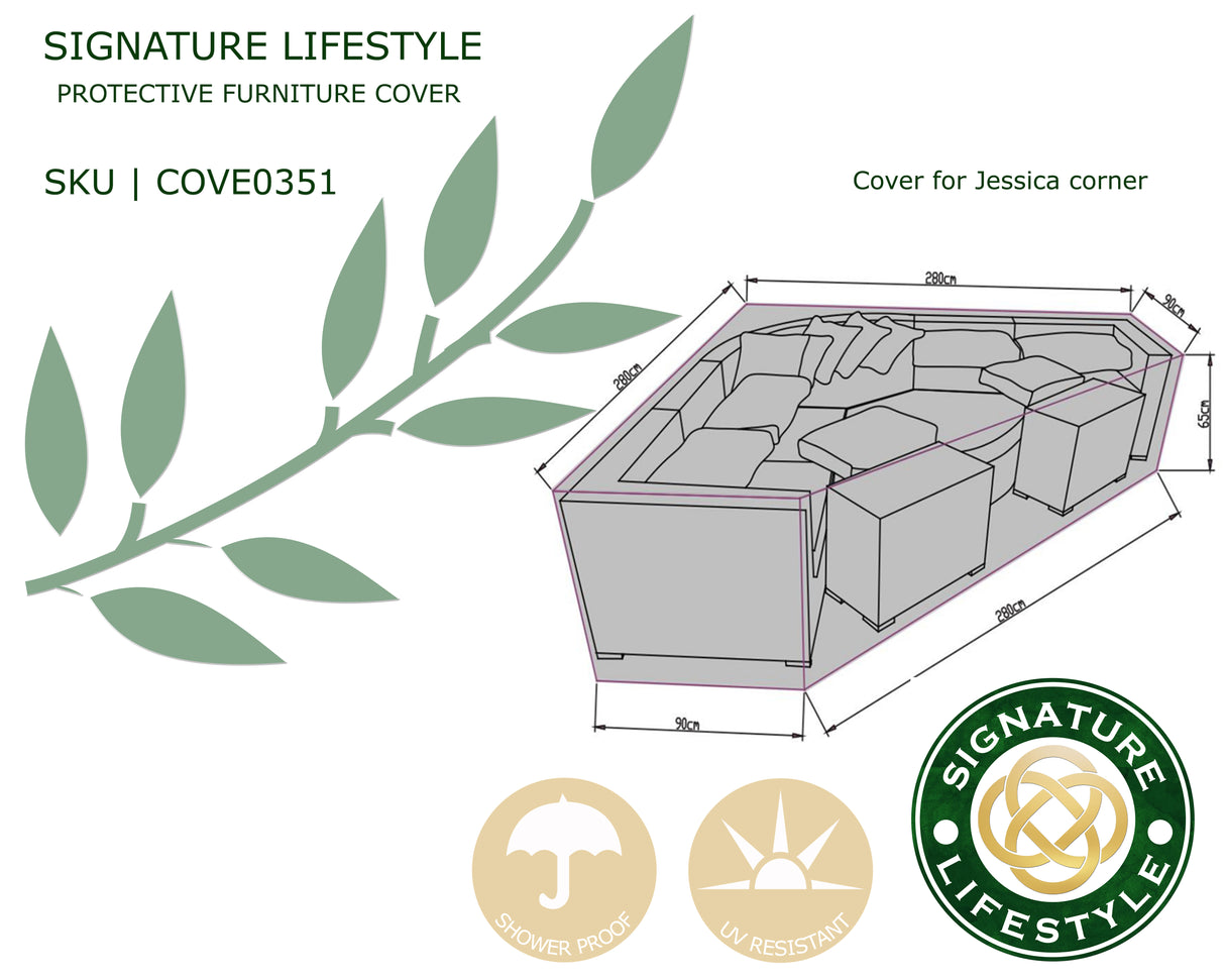 Signature Weave protective cover for the Jessica Sofa Set