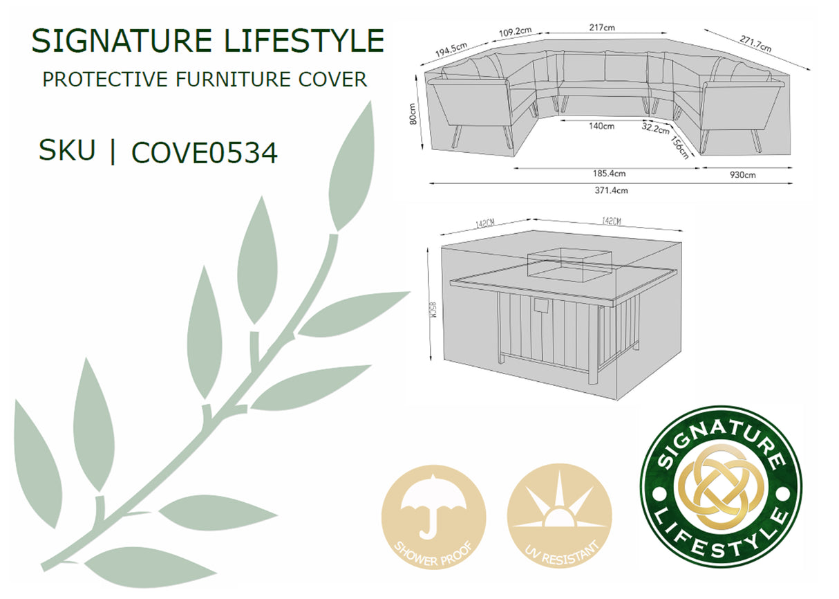 Signature Weave Cover for Luna/Venus U-Shape Sofa Sets