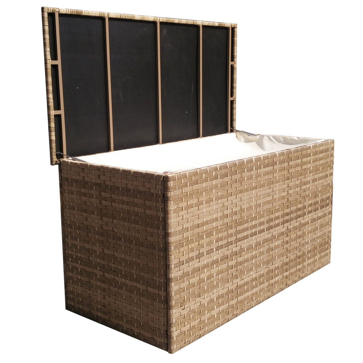 Signature Weave Medium Cushion Box - Caramel Weave