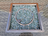 Signature Weave Edwina Eight-Seat Square Gas Firepit Table – 3 Wicker Special Grey Weave