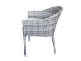 Signature Weave Emily Stacking Chair – Flat Grey Weave
