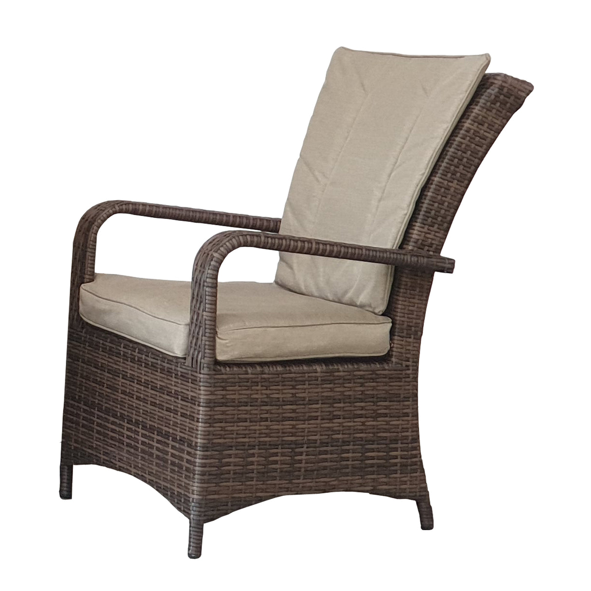 Signature Weave Florence Pair of Dining Chairs – Brown