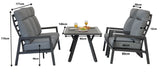 Signature Weave Kimmie 5-Seater Sofa Set – Grey Frame