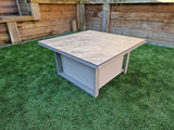 Signature Weave Madrid Lift Table – Nature