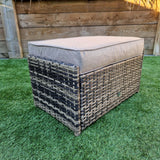 Signature Weave Madrid Ottoman Bench - Nature/Brown