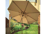 Signature Weave 3m Rectangular Table Parasol - Beige