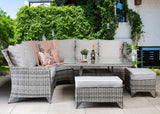 Signature Weave Sarah Corner Dining Set - Grey