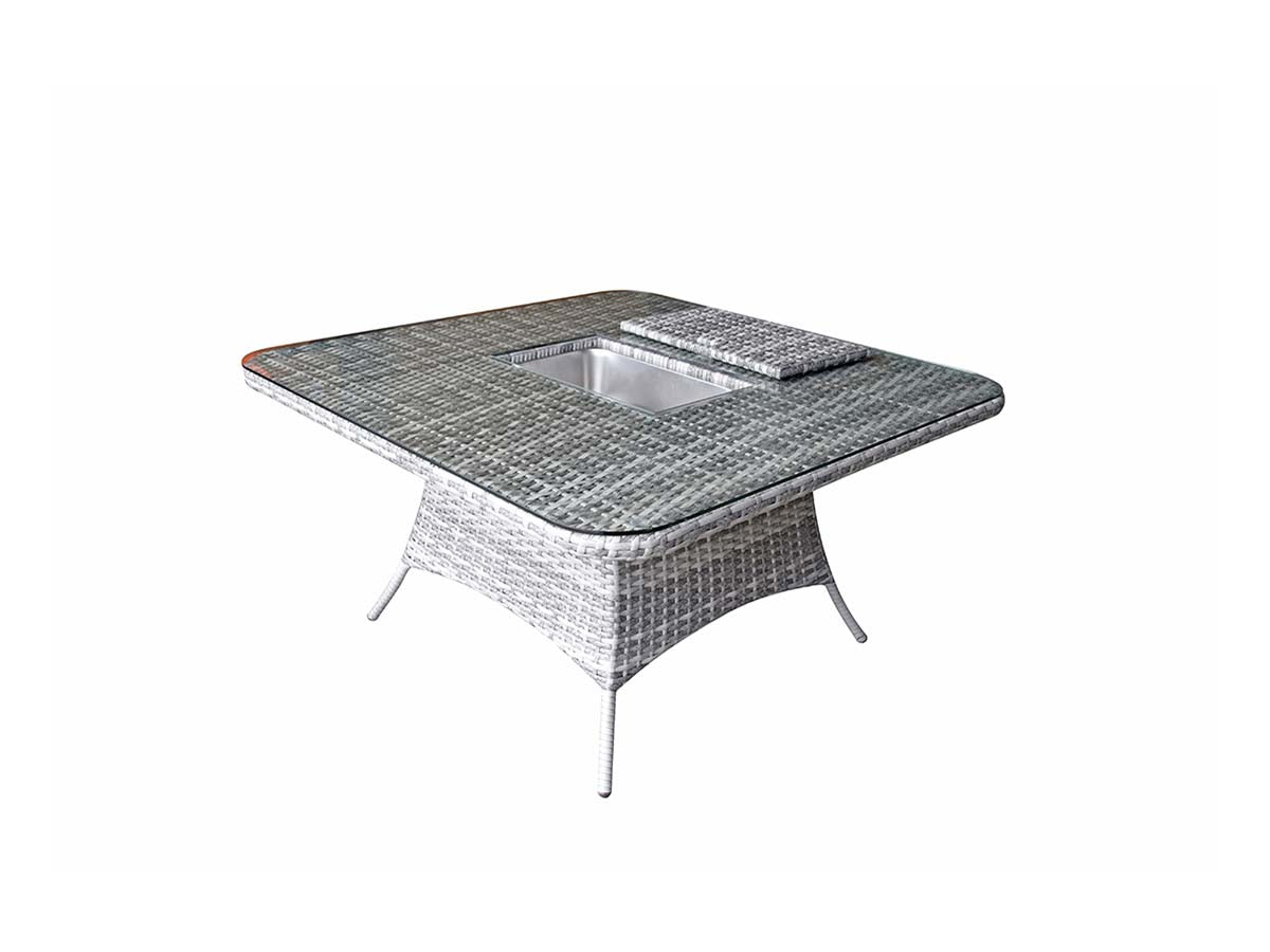 Signature Weave Sarah Corner Dining Set - Grey
