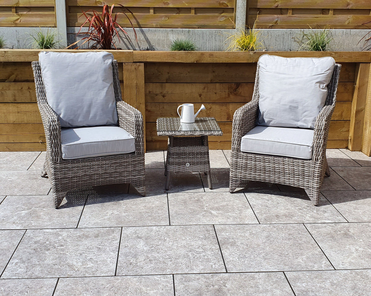 Signature Weave Sarah 3-Piece Lounge Set - Grey